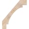 Ekena Millwork 3 1/2"W x 34"D x 40"H Merced Smooth Knee Brace, Douglas Fir BRC04X34X40MRC00SDF - alternate 3